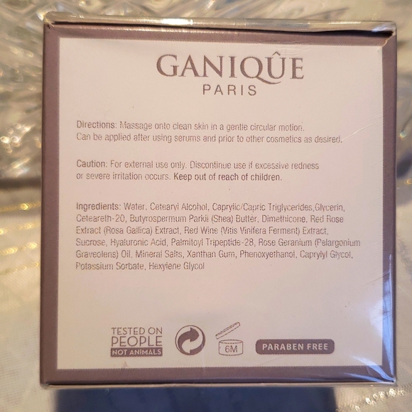 Ganique Paris Hyaluronic Anti-Wrinkle Cream NIB Wine Peptides USA 🎉HP🎉 - Picture 4 of 7